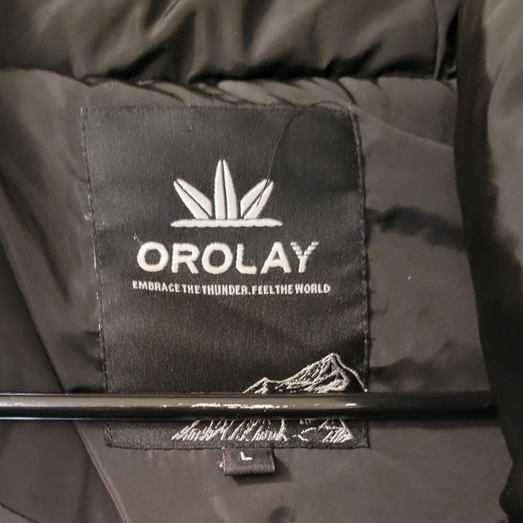 Orolay Men’s Hooded Down Winter Jacket L - Picture 9 of 11